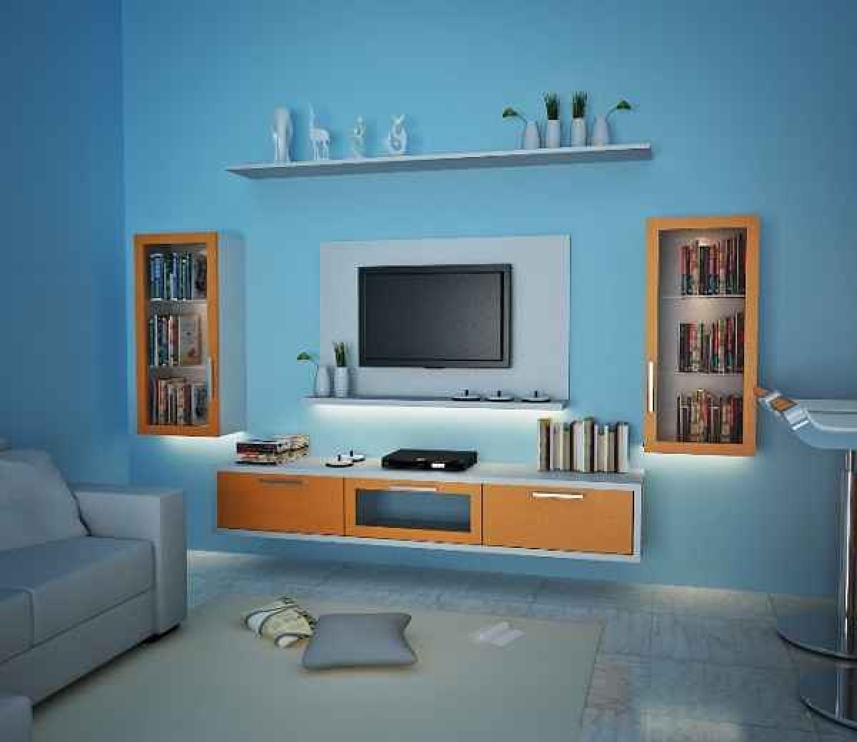 Detail Desain Lemari Tv Minimalis Modern Nomer 47