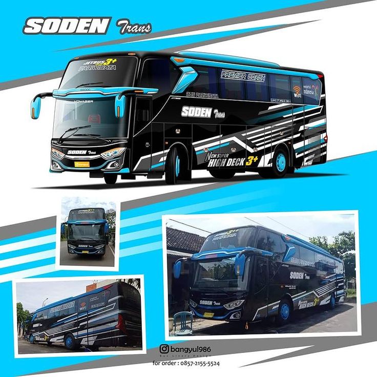 Detail Desain Livery Bus Nomer 2