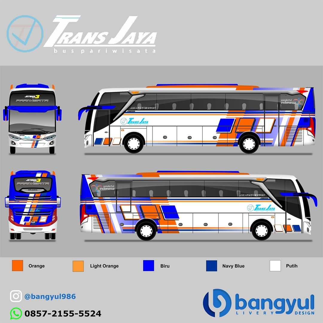 Detail Desain Livery Bus Nomer 19