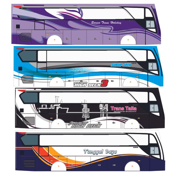 Detail Desain Livery Bus Nomer 52