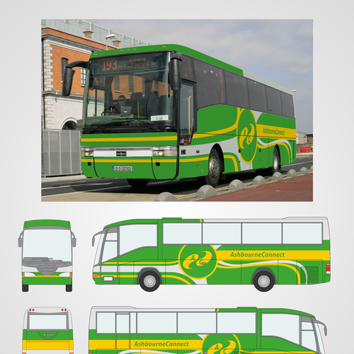 Detail Desain Livery Bus Simple Nomer 47