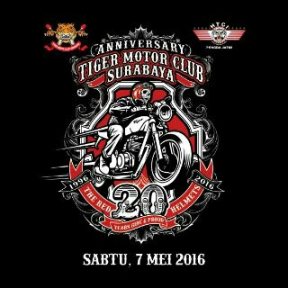 Detail Desain Logo Anniversary Club Motor Nomer 33