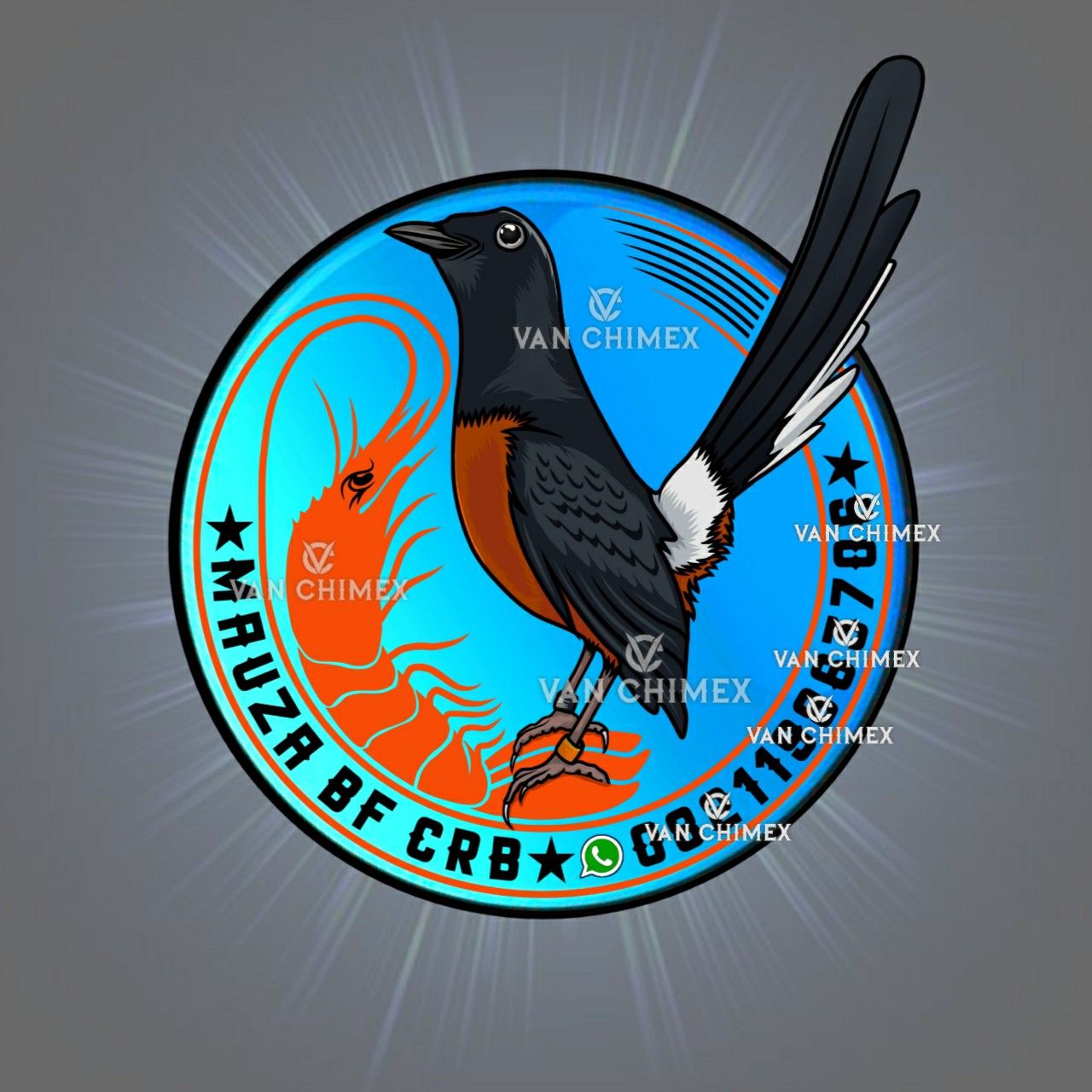 Detail Desain Logo Burung Kacer Nomer 18