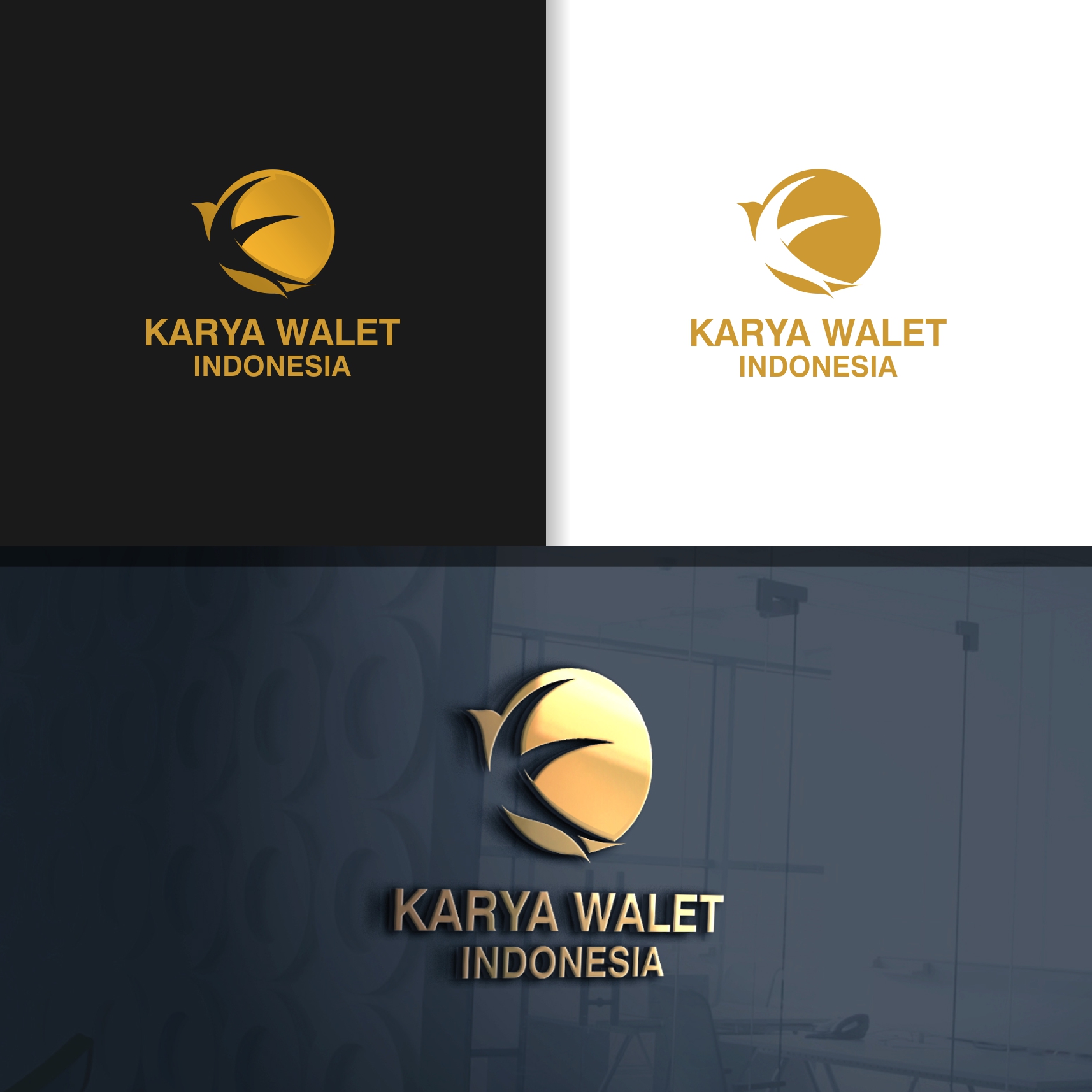 Detail Desain Logo Burung Walet Nomer 8