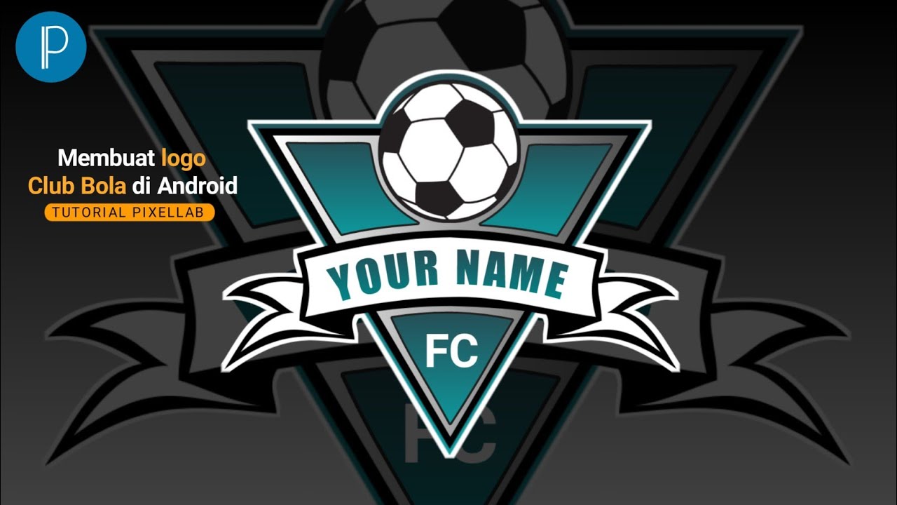 Detail Desain Logo Club Bola Nomer 18