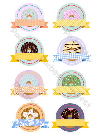 Detail Desain Logo Donat Keren Nomer 23