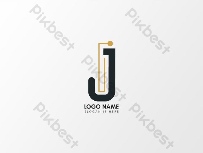 Detail Desain Logo Huruf J Nomer 20