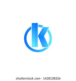 Detail Desain Logo Huruf K Nomer 48