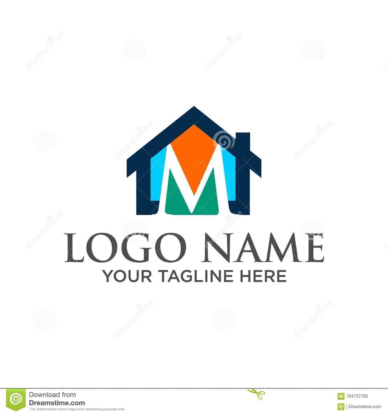 Detail Desain Logo Huruf M Nomer 10