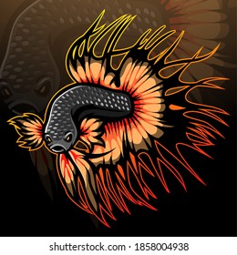 Detail Desain Logo Ikan Cupang Nomer 9
