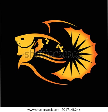 Detail Desain Logo Ikan Guppy Nomer 50