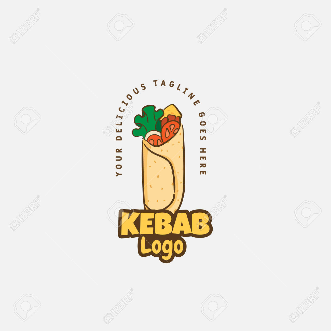 Detail Desain Logo Kebab Nomer 13
