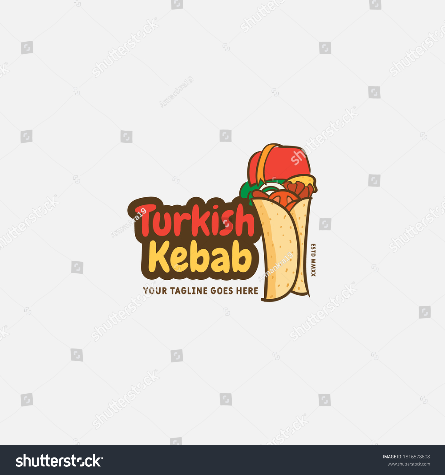 Detail Desain Logo Kebab Nomer 20