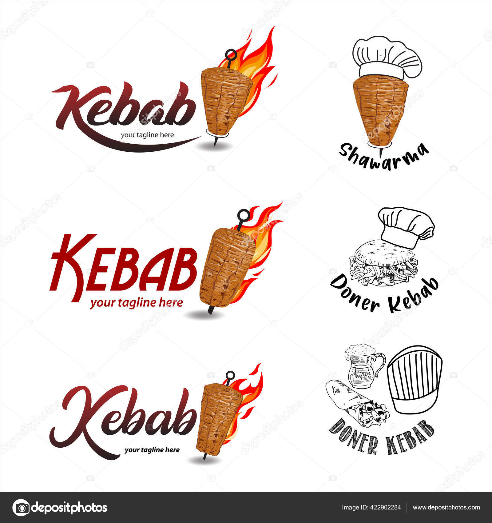 Detail Desain Logo Kebab Nomer 26
