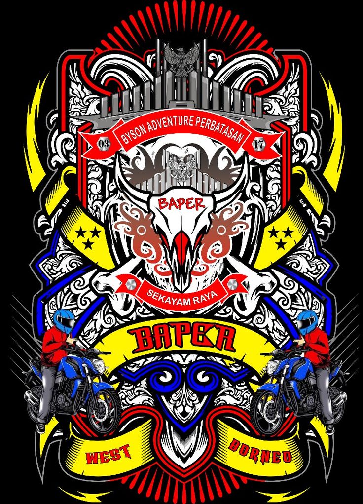 Detail Desain Logo Komunitas Motor Nomer 19