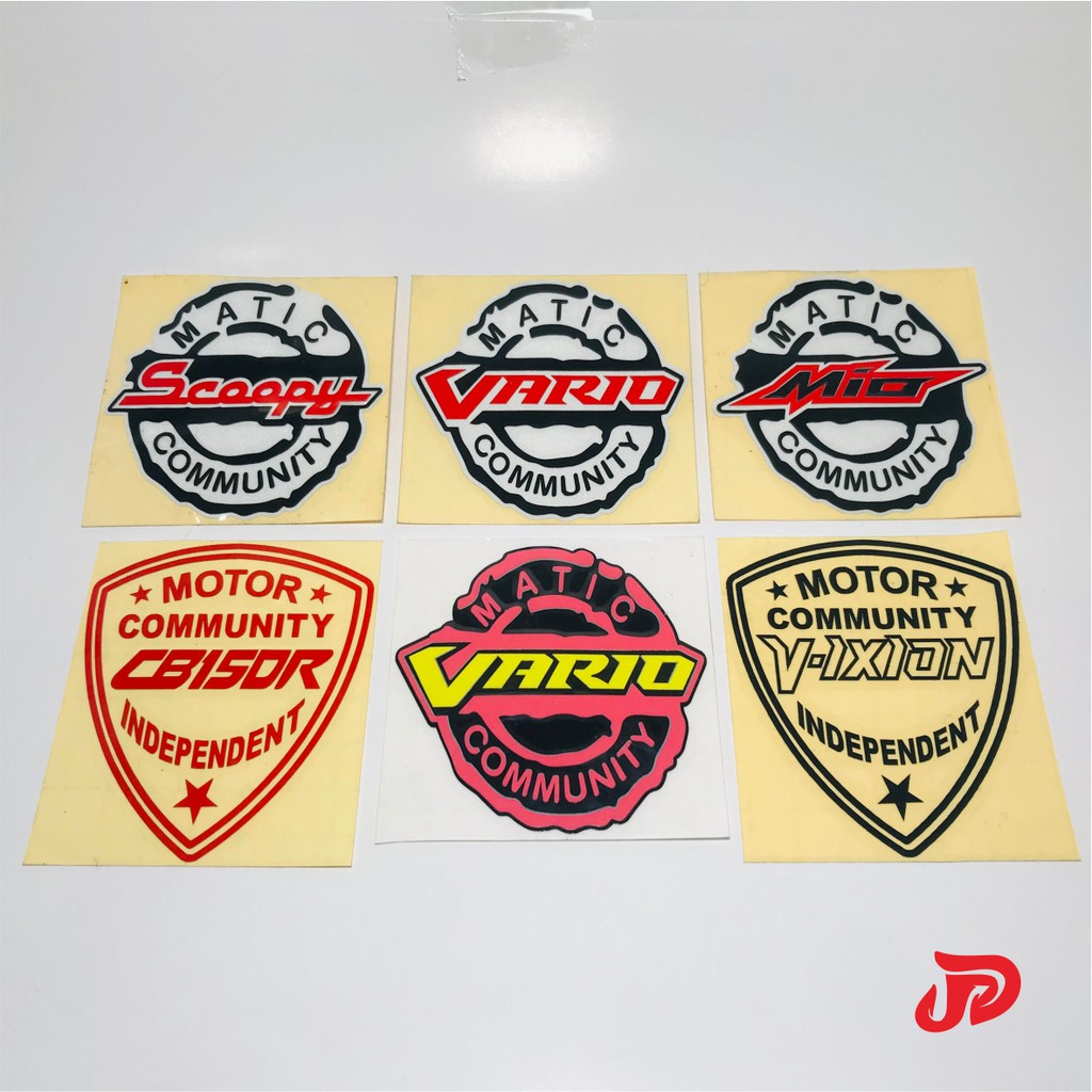 Detail Desain Logo Komunitas Motor Nomer 47