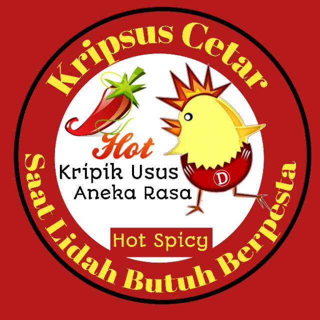 Detail Desain Logo Kripik Usus Nomer 9