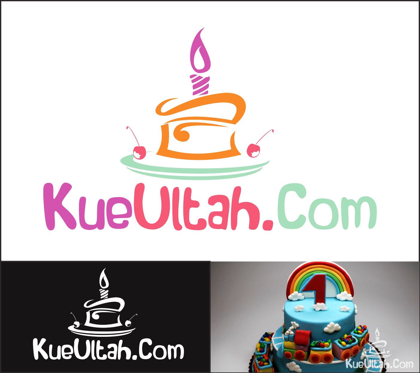 Desain Logo Kue Tart - KibrisPDR