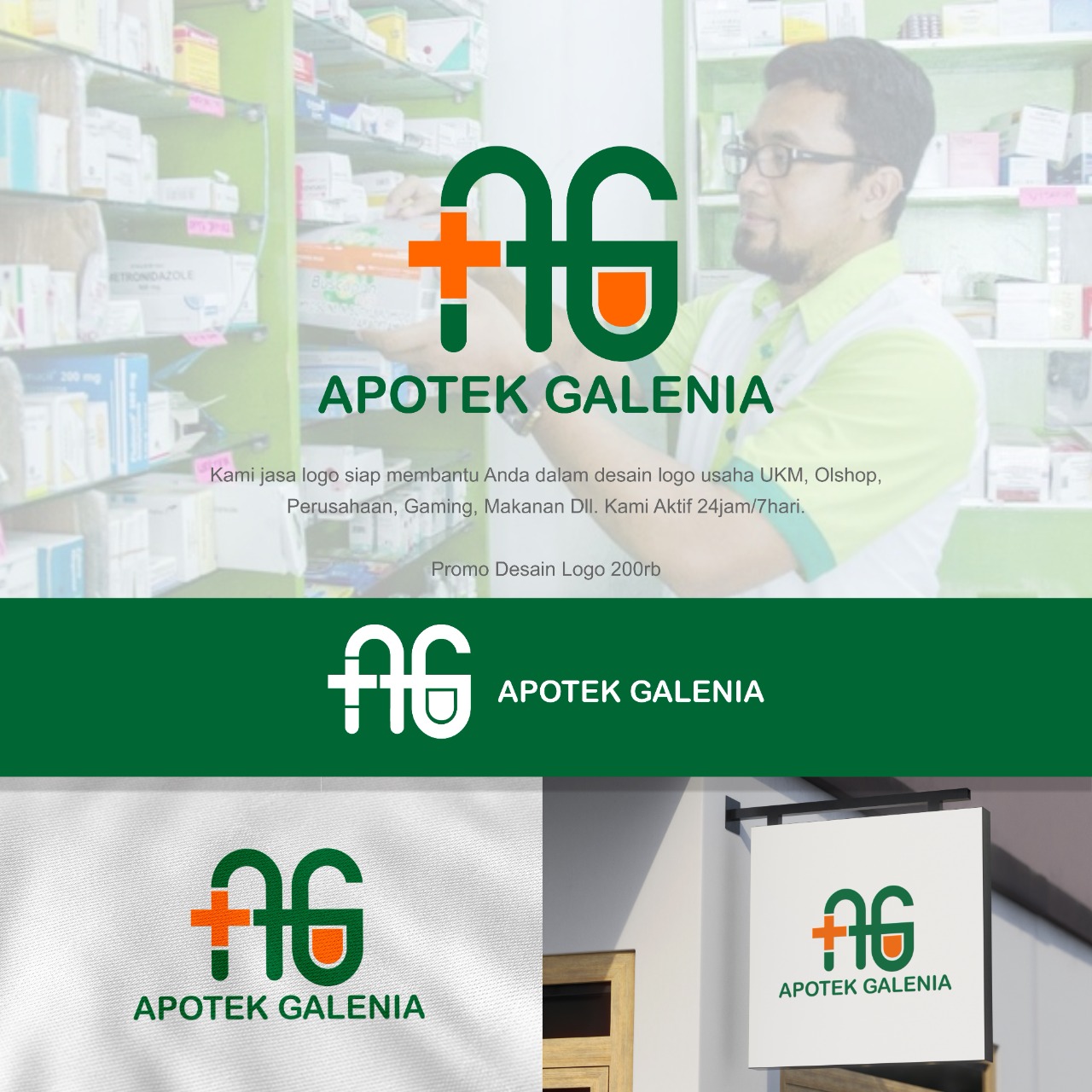 Detail Desain Logo Logo Apotek Keren Koleksi Nomer 11