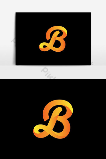 Detail Desain Logo Logo Huruf B Nomer 8