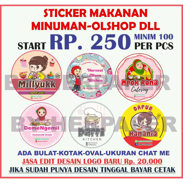 Detail Desain Logo Olshop Makanan Nomer 21