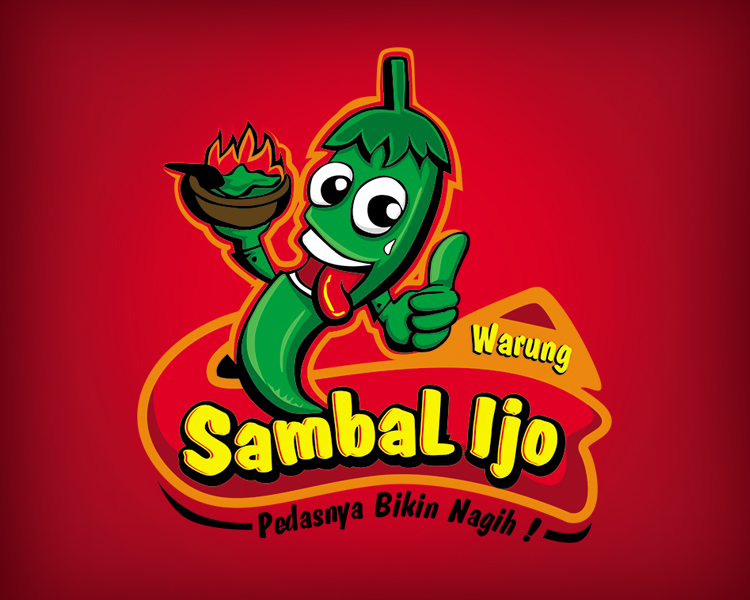 Detail Desain Logo Sambal Nomer 44