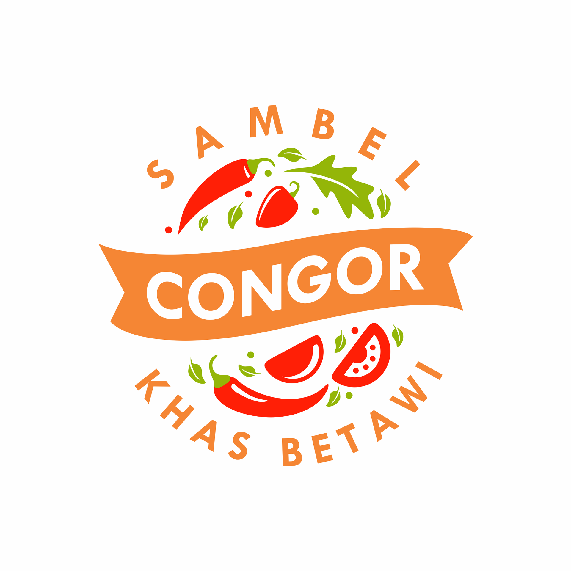 Detail Desain Logo Sambal Nomer 45