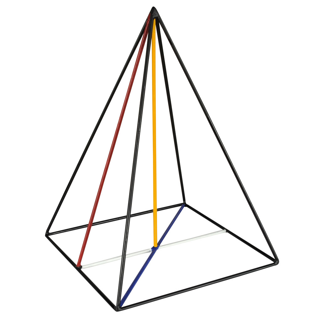 Detail Quadratische Pyramide Netz Nomer 13