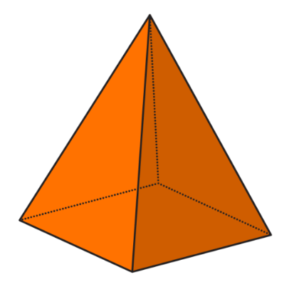 Detail Quadratische Pyramide Netz Nomer 18