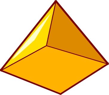 Detail Quadratische Pyramide Netz Nomer 21