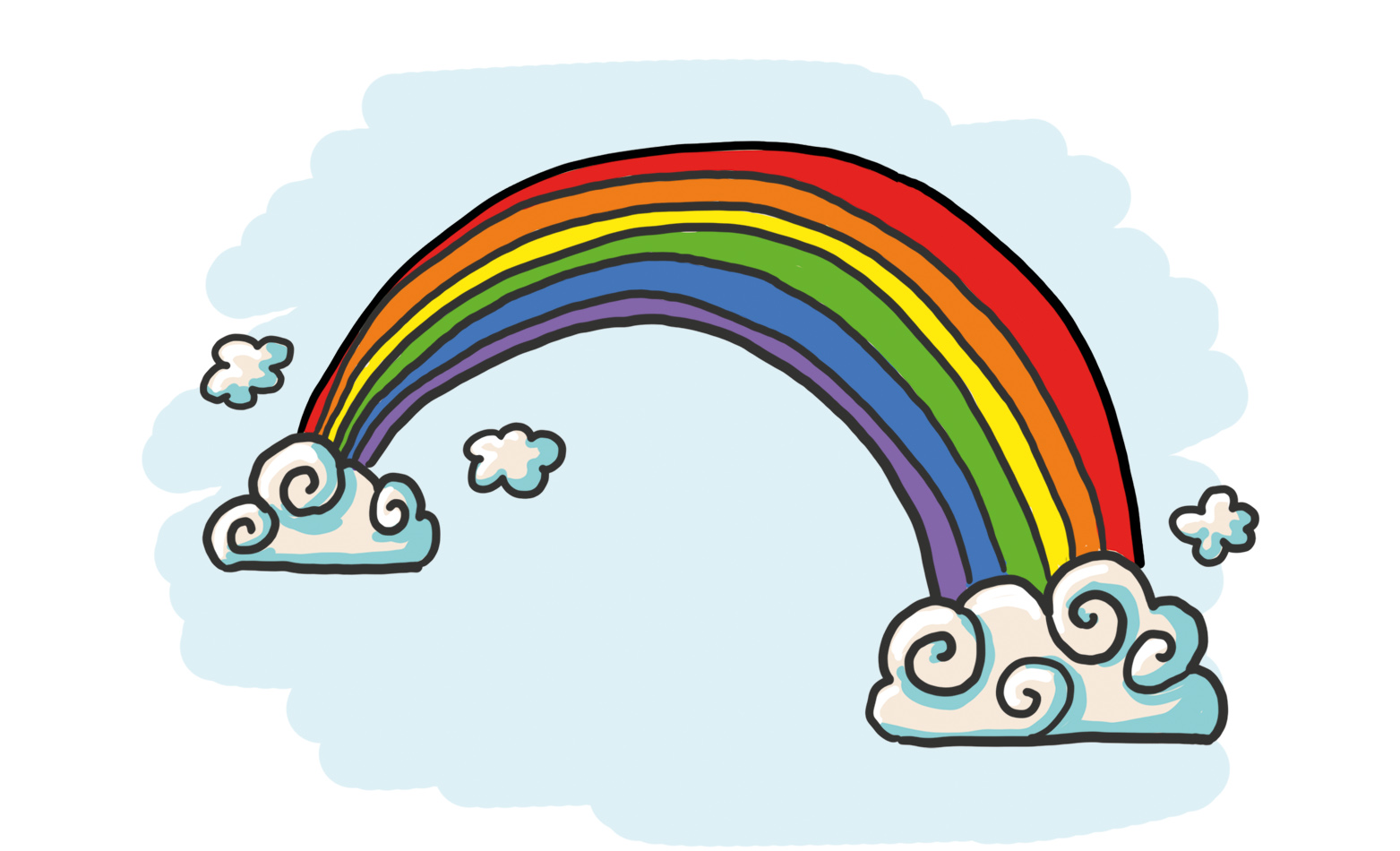 Regenbogen Zeichnen - KibrisPDR