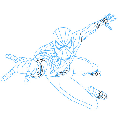 Detail Spiderman Gemalt Nomer 13
