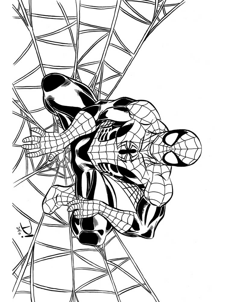 Detail Spiderman Gemalt Nomer 7