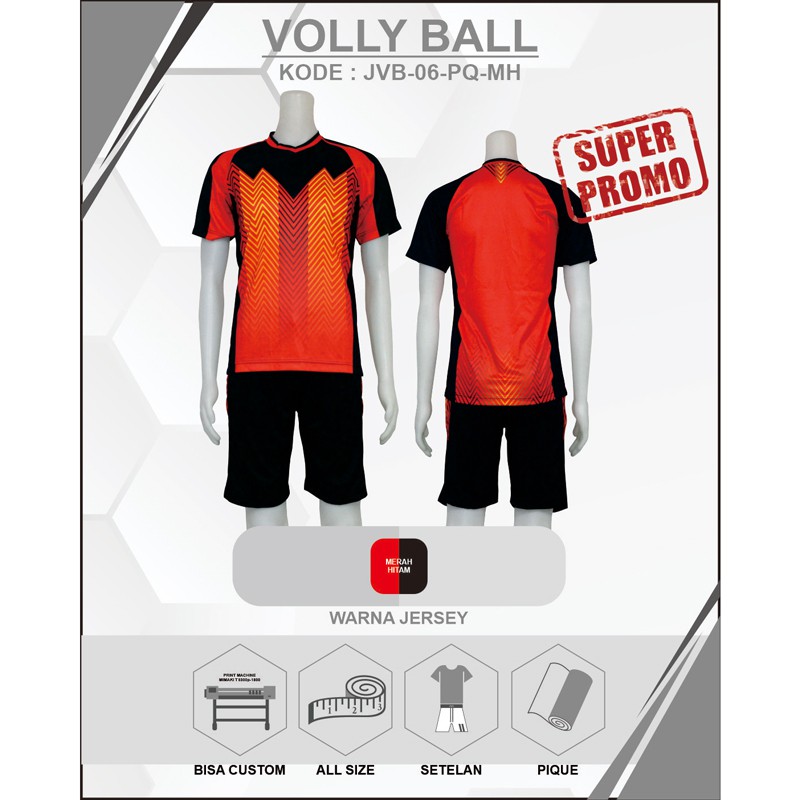 Detail Jersey Volly Polos Nomer 43