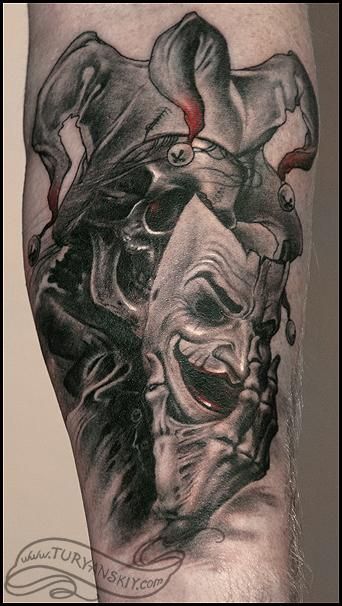 Detail Jester Clown Tattoos Nomer 7