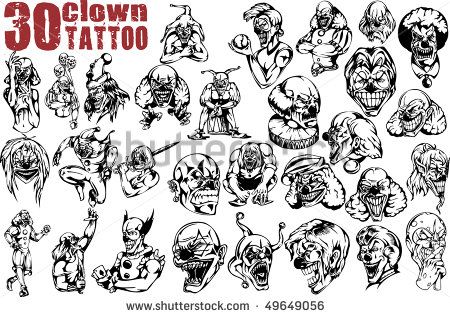 Detail Jester Clown Tattoos Nomer 10