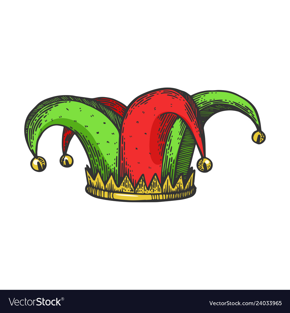 Detail Jester Hat Vector Nomer 13