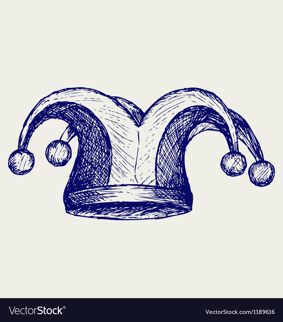 Detail Jester Hat Vector Nomer 18