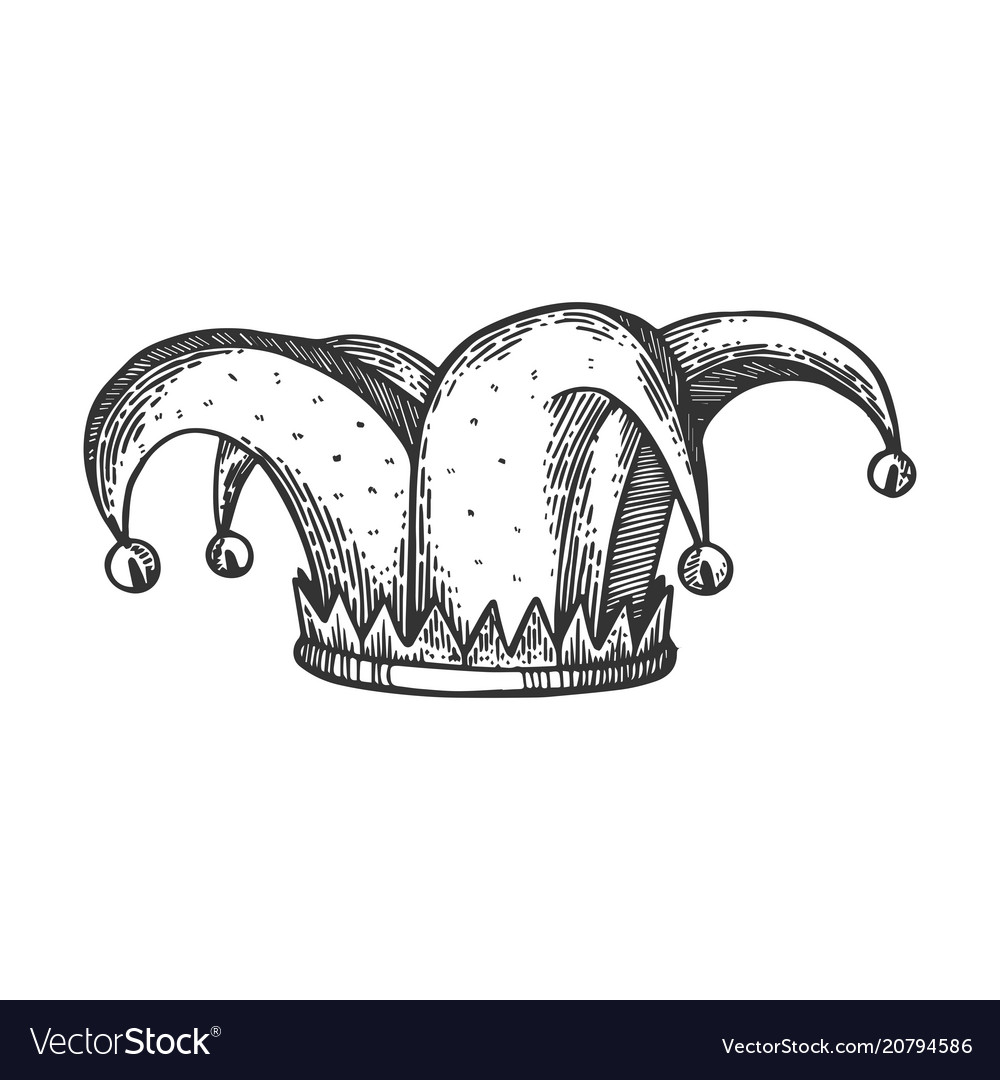 Detail Jester Hat Vector Nomer 26
