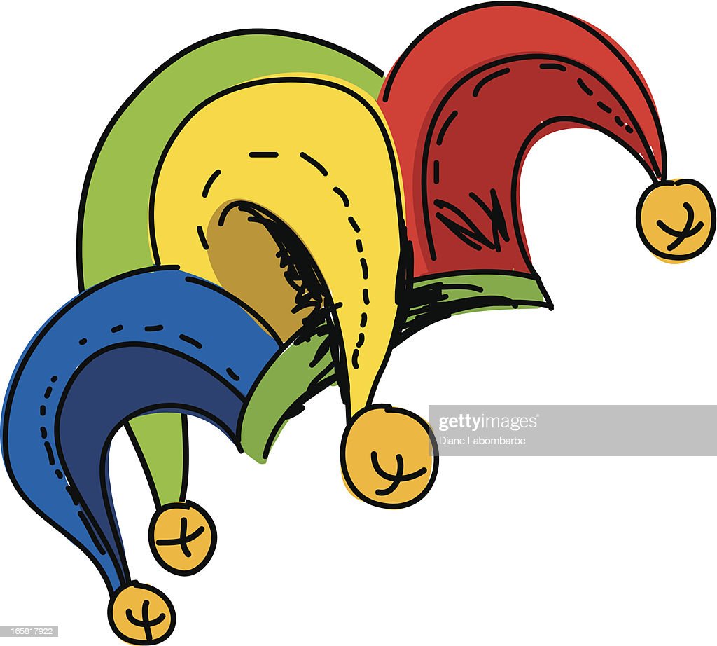 Detail Jester Hat Vector Nomer 34