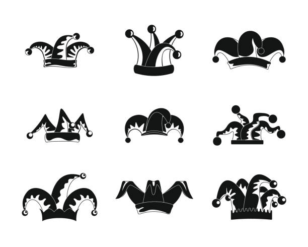 Detail Jester Hat Vector Nomer 7