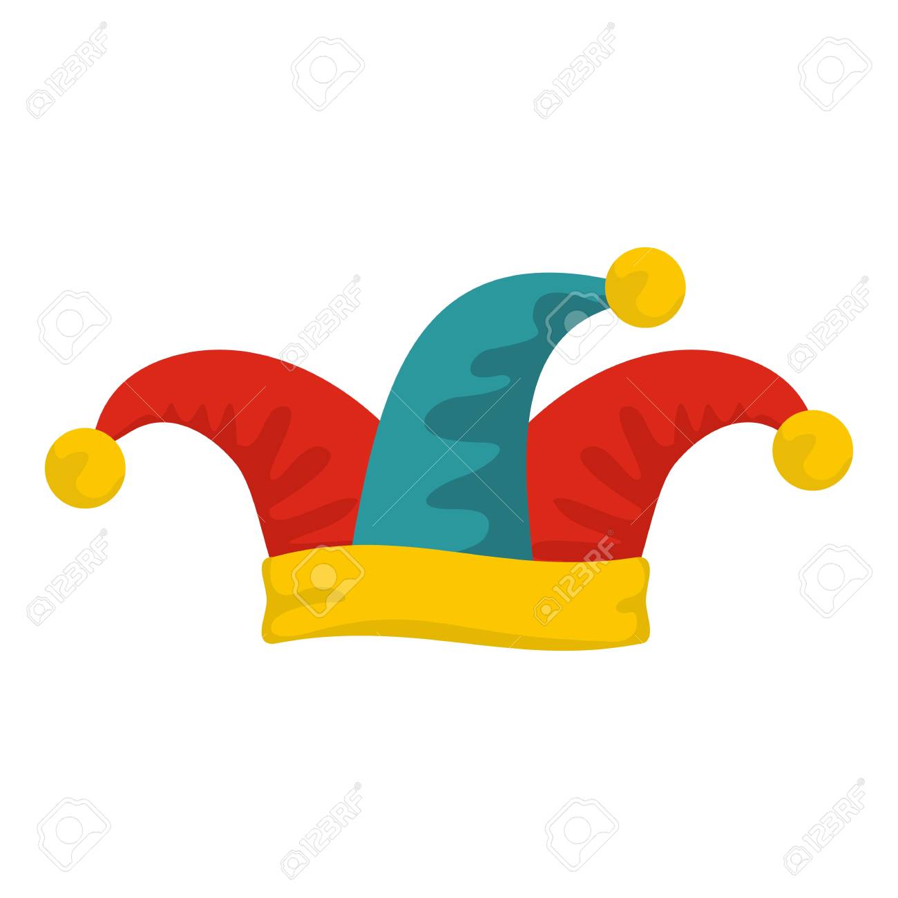 Detail Jester Hat Vector Nomer 9
