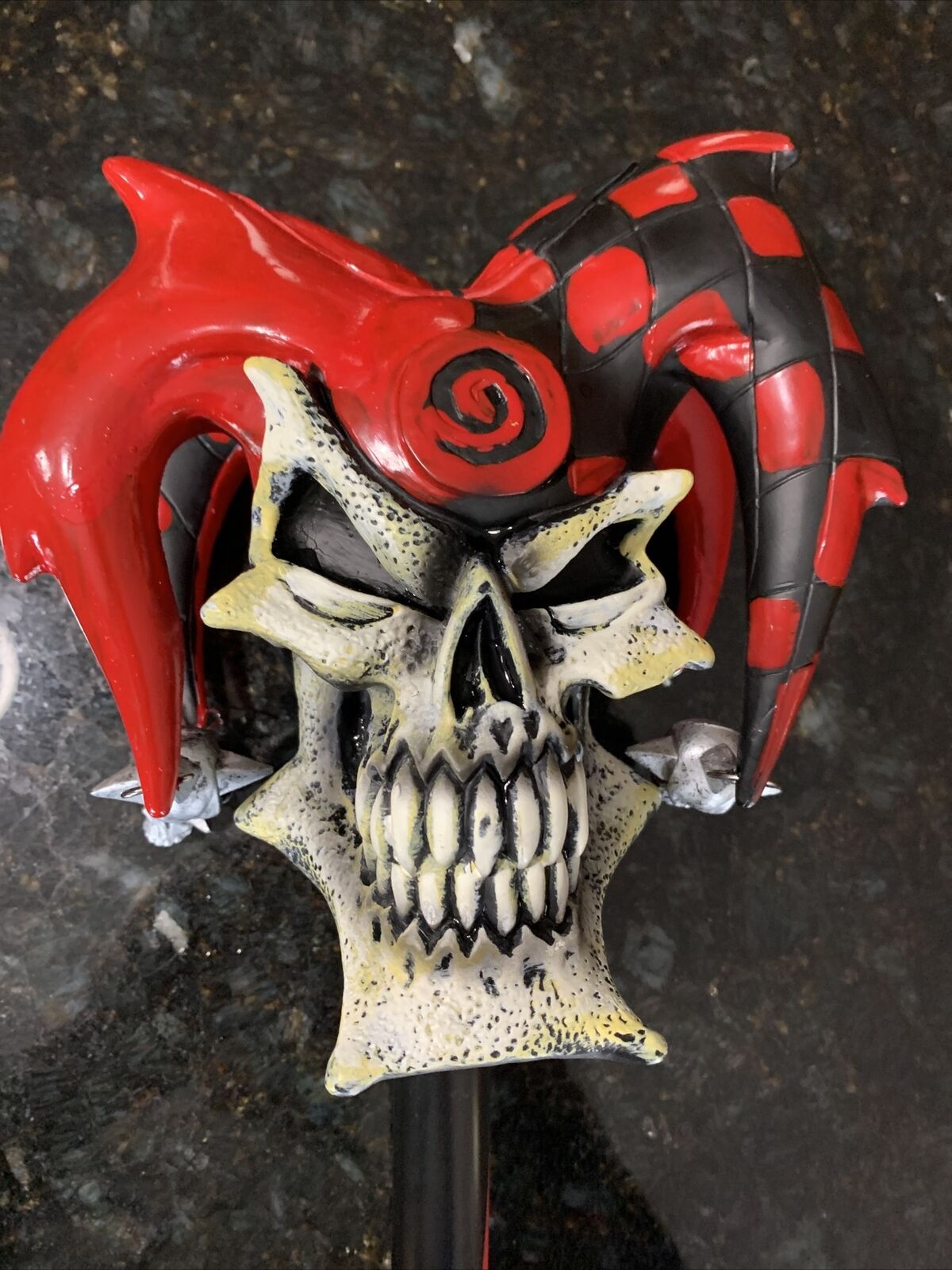 Detail Jester Skull Cane Nomer 52