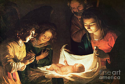 Detail Jesus Born Painting Nomer 13