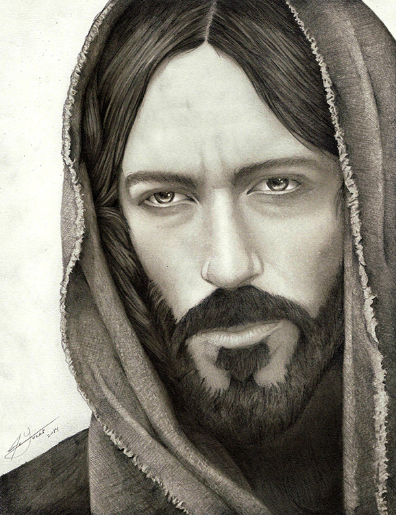 Detail Jesus Christ Sketches Pencil Nomer 15