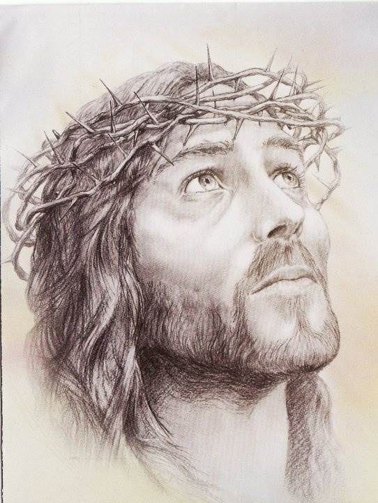 Detail Jesus Christ Sketches Pencil Nomer 5
