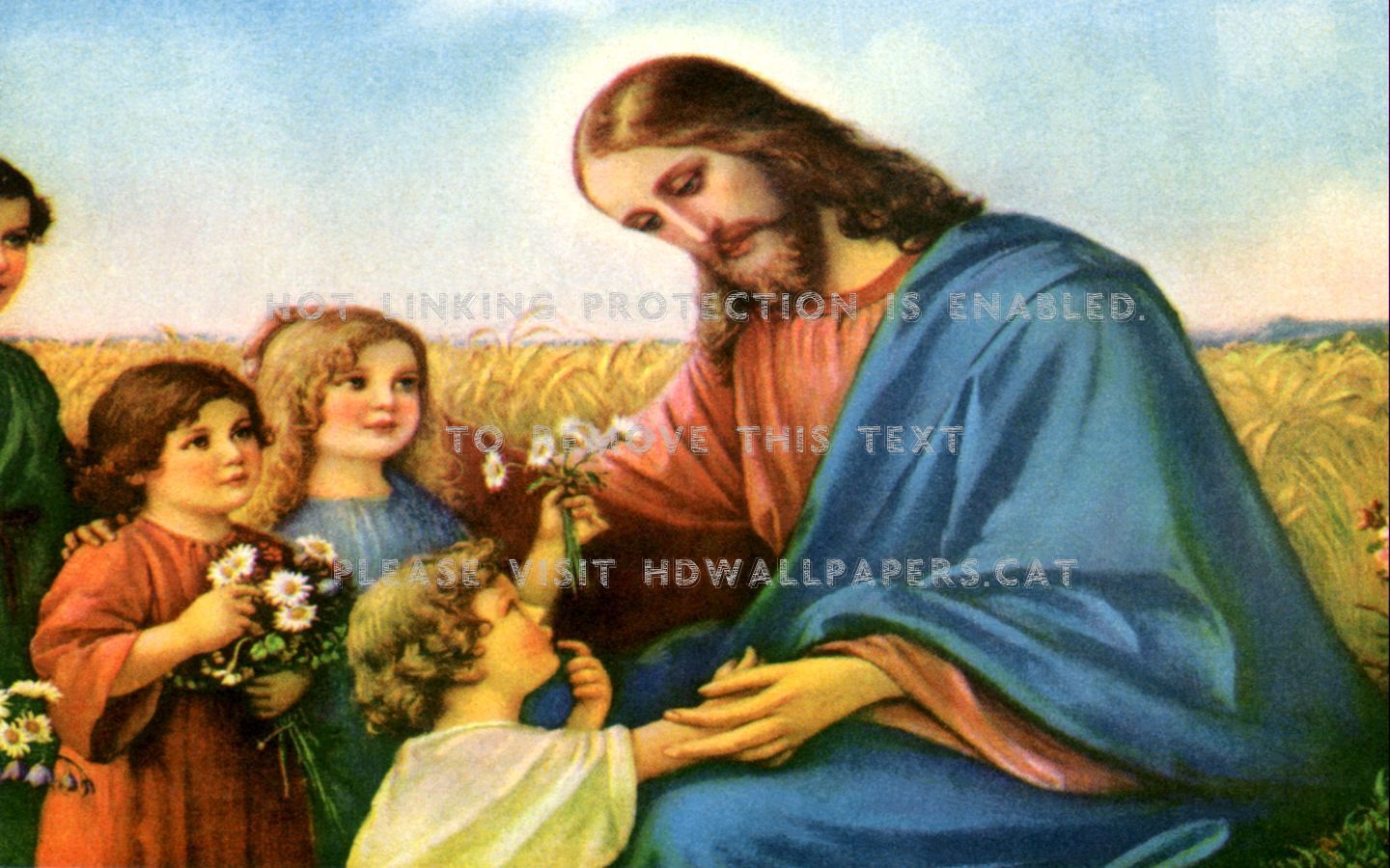 Detail Jesus Christ With Children Wallpaper Nomer 14