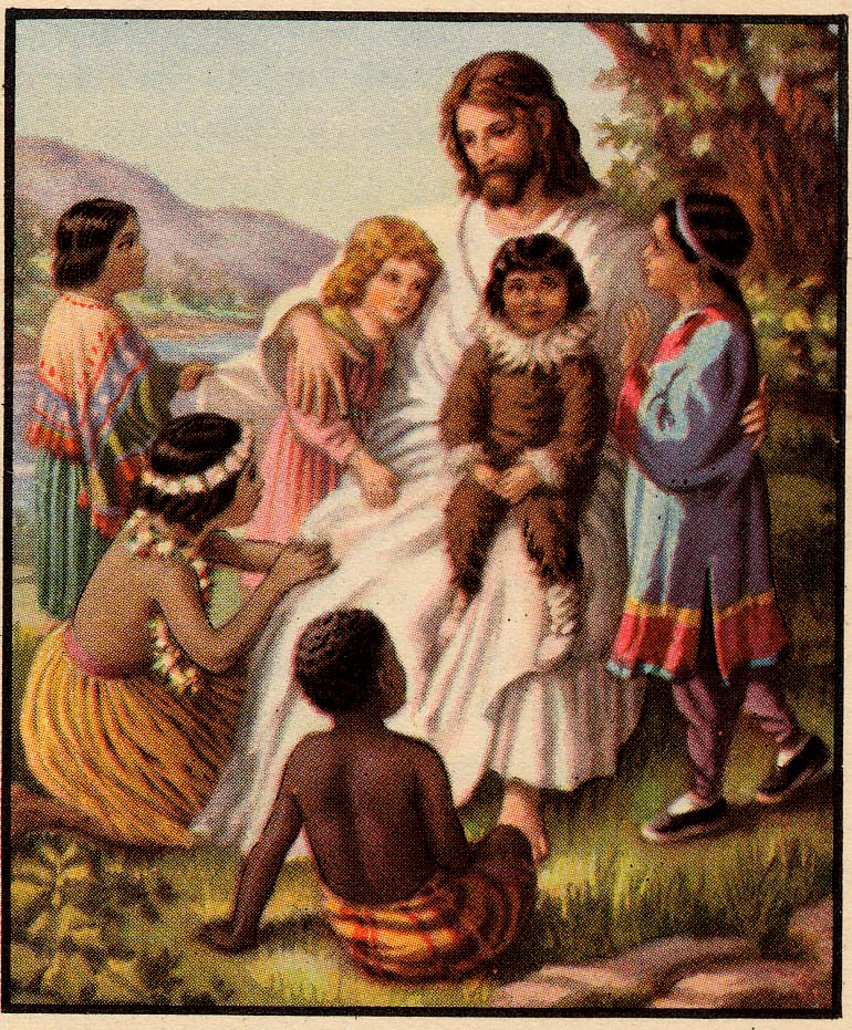 Detail Jesus Christ With Children Wallpaper Nomer 19