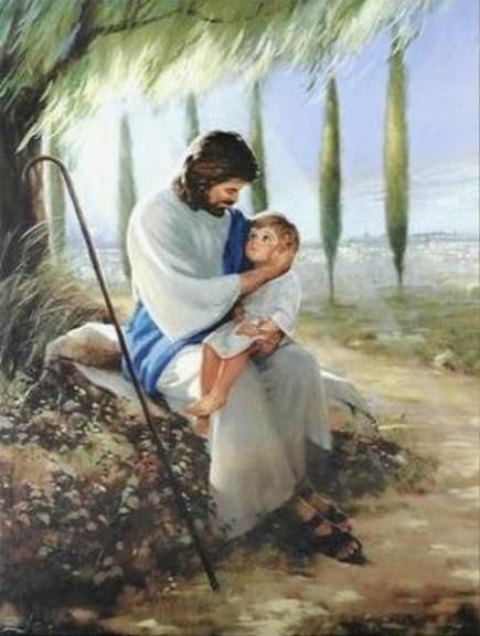 Detail Jesus Christ With Children Wallpaper Nomer 3