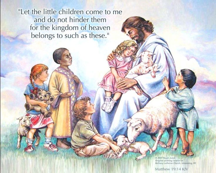 Detail Jesus Christ With Children Wallpaper Nomer 23